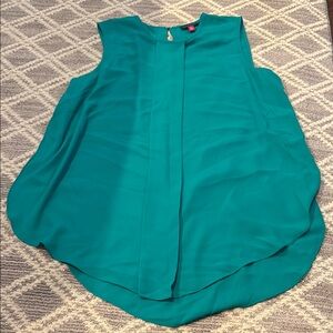 Vince Camuto Turquoise Sleeveless Blouse
